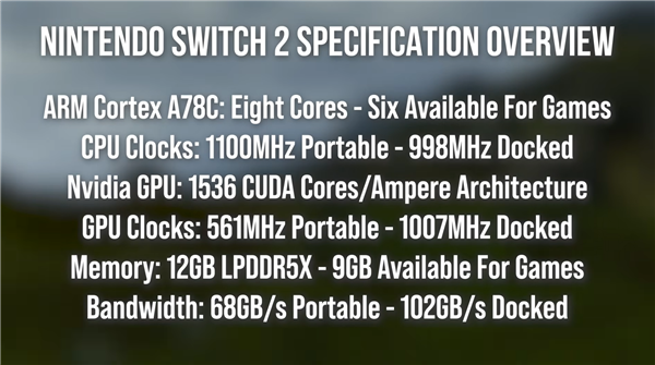 模式下CPU 998MHz、GPU 1007MHz不朽情缘appSwitch 2